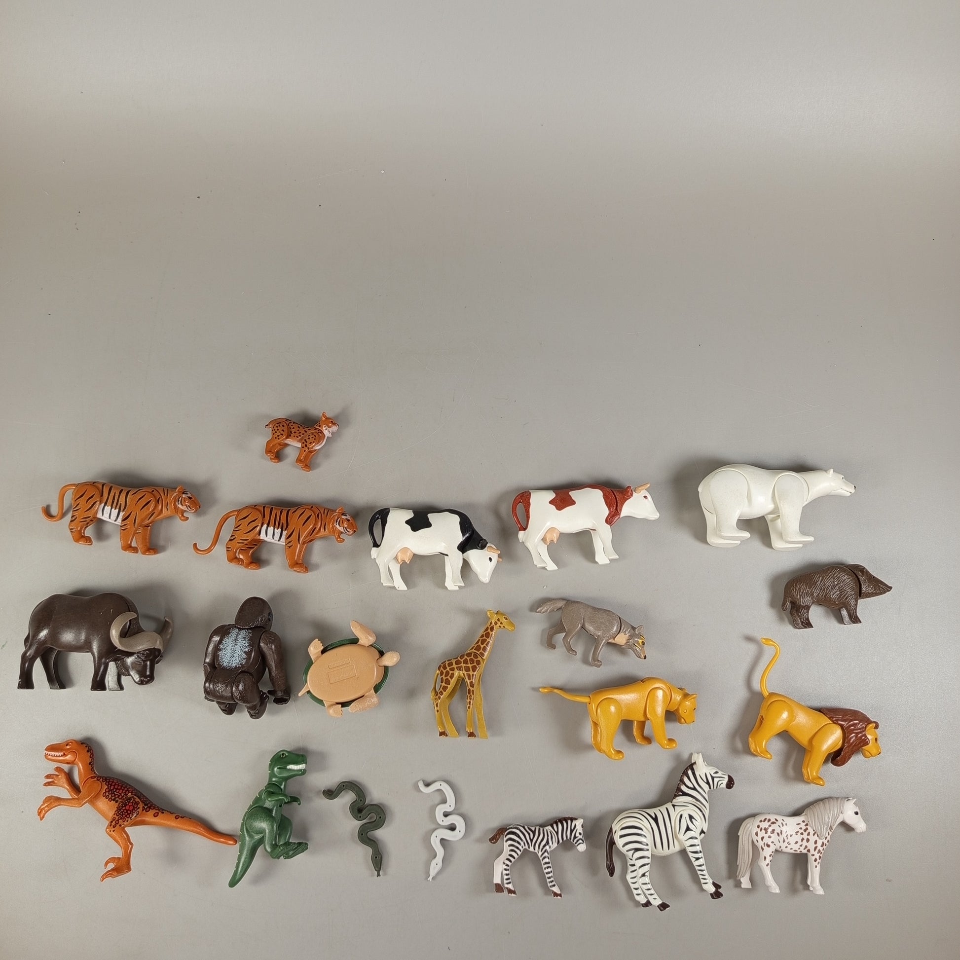 Tierfiguren Set – Farm-, Wild- & Dinosaurier Tiere, Set von 21 Figuren