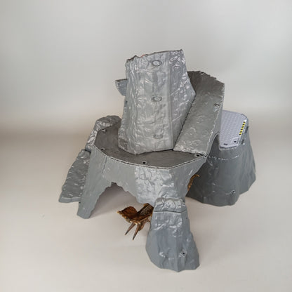 Dinosaurier Vulkan-Spielset – mit Figur, kompatibel mit LEGO