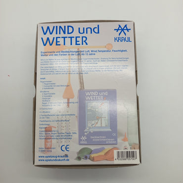 Kraul Experimentierkasten Wind und Wetter – Lernspiel Set