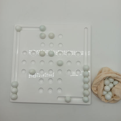 Leonardo Brettspiel Solitaire – Glaskugel-Set, OVP