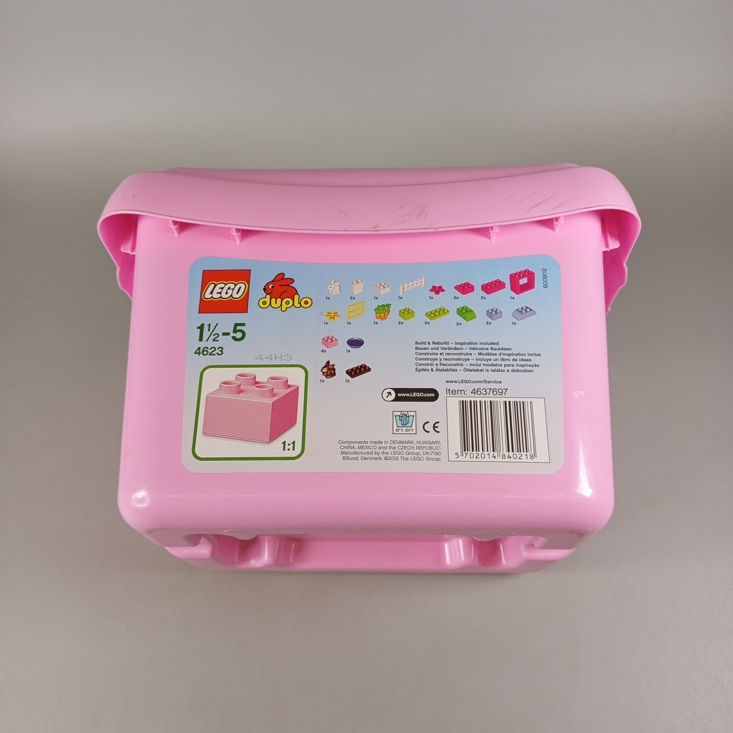 LEGO Aufbewahrungsboxen Set 6161, 5585 – leer, Set von 3 Boxen