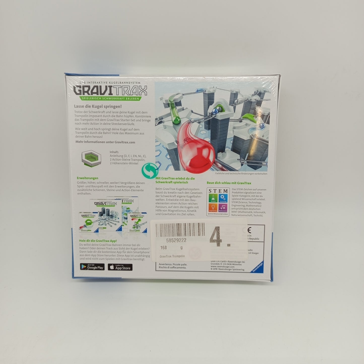 Ravensburger GraviTrax Erweiterung – Trampolin & Kaskade, OVP, neu