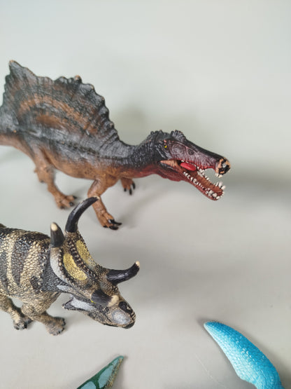 Schleich Dinosaurier Set von 6 Figuren – Spinosaurus, Mosasaurus u.a.