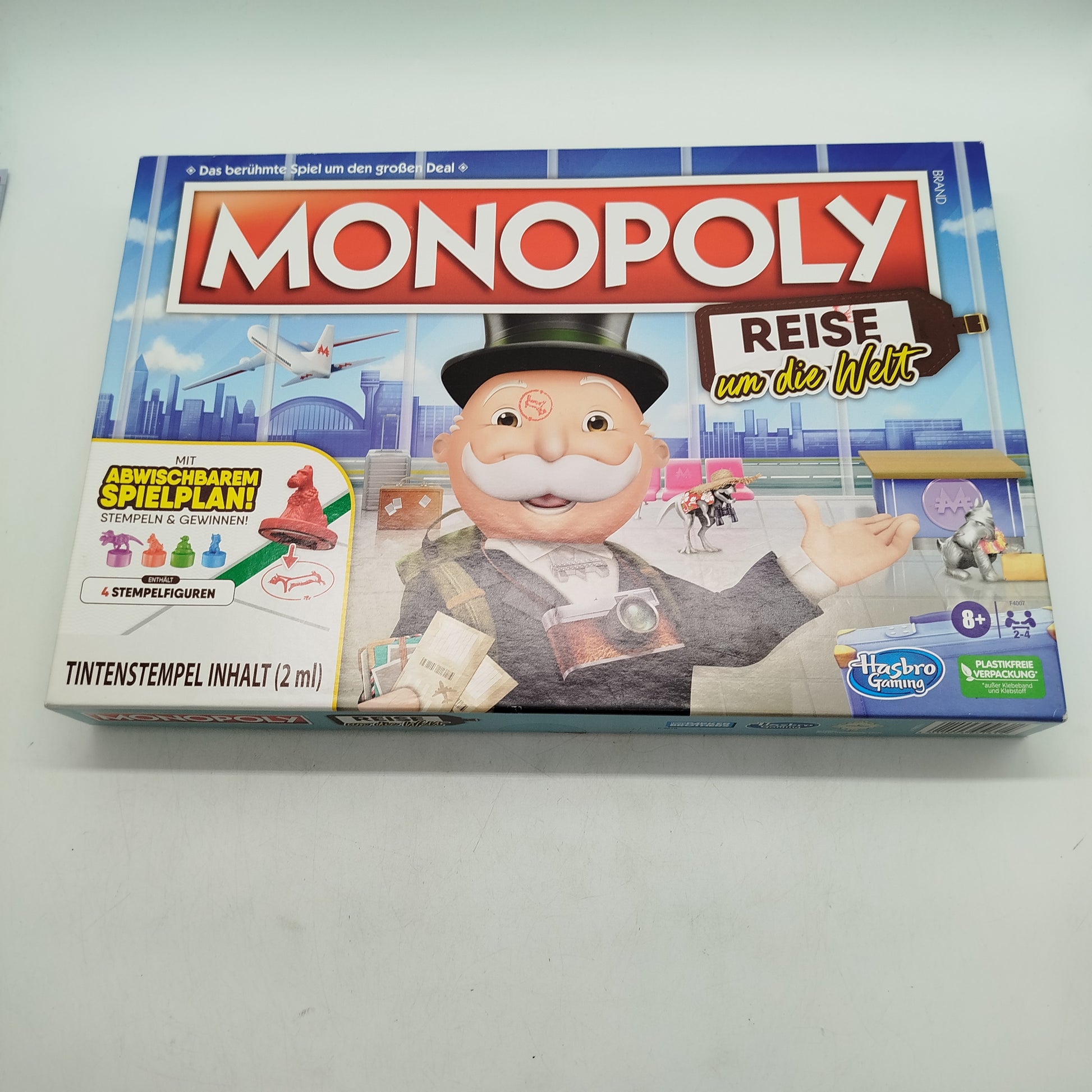 Monopoly Reise Welt F40071010 Brettspiel gebraucht ab 6 7 8 Jahre | ✅ geprüft 