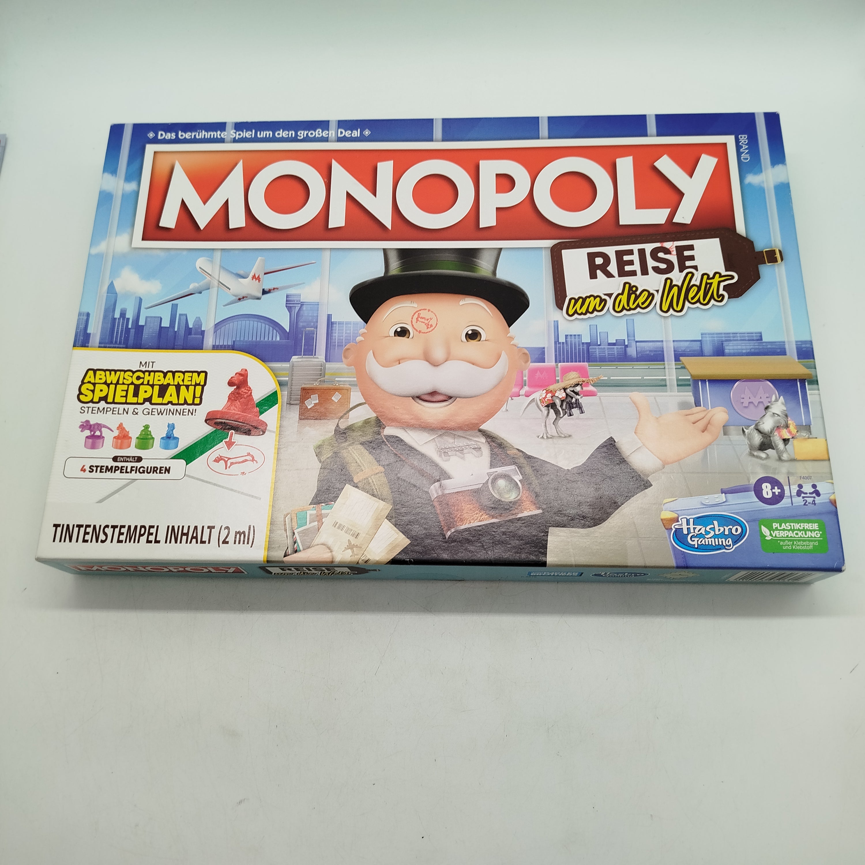 Monopoly Reise Welt F40071010 Brettspiel gebraucht ab 6 7 8 Jahre | ✅ geprüft 