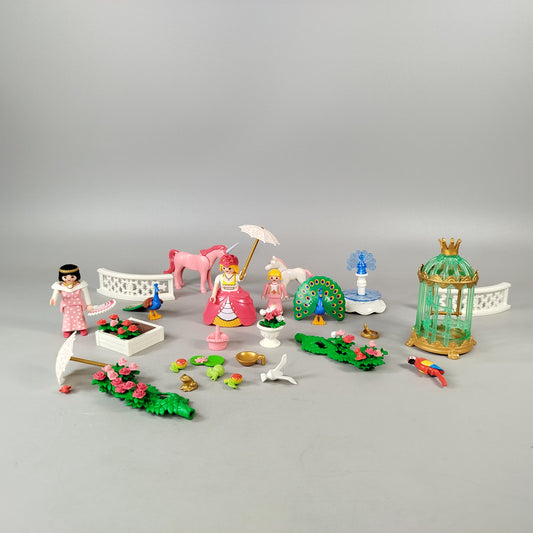 Playmobil Prinzessinnen Gartenhof Set – Figuren, Tiere & Zubehör