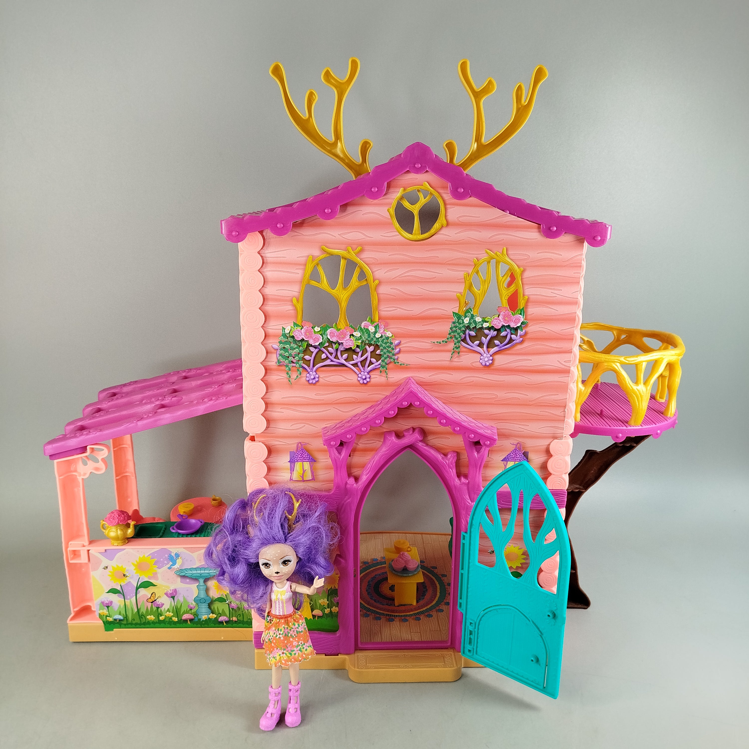 Mattel Cozy Deer House FRH50 Puppenhaus, gebraucht, ab 3 4 5 Jahre | ✅ geprüft 