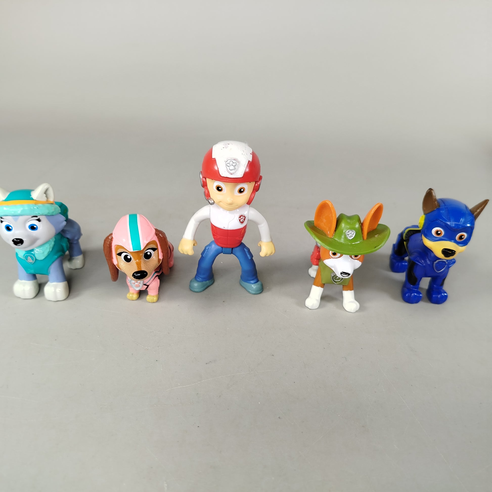 PAW Patrol Figuren-Set – Helden & Fahrzeuge, Set von 5, sehr gut