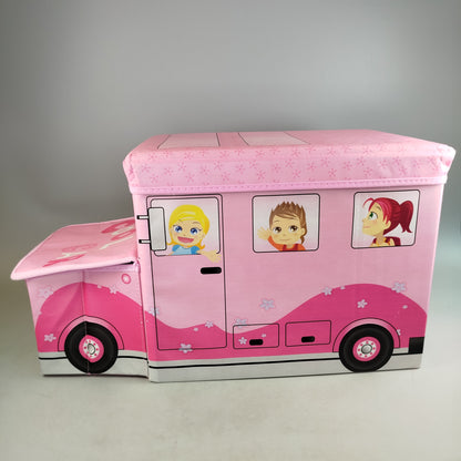 Bundle Feuerwehr & Bus Set von 2 Aufbewahrungsboxen