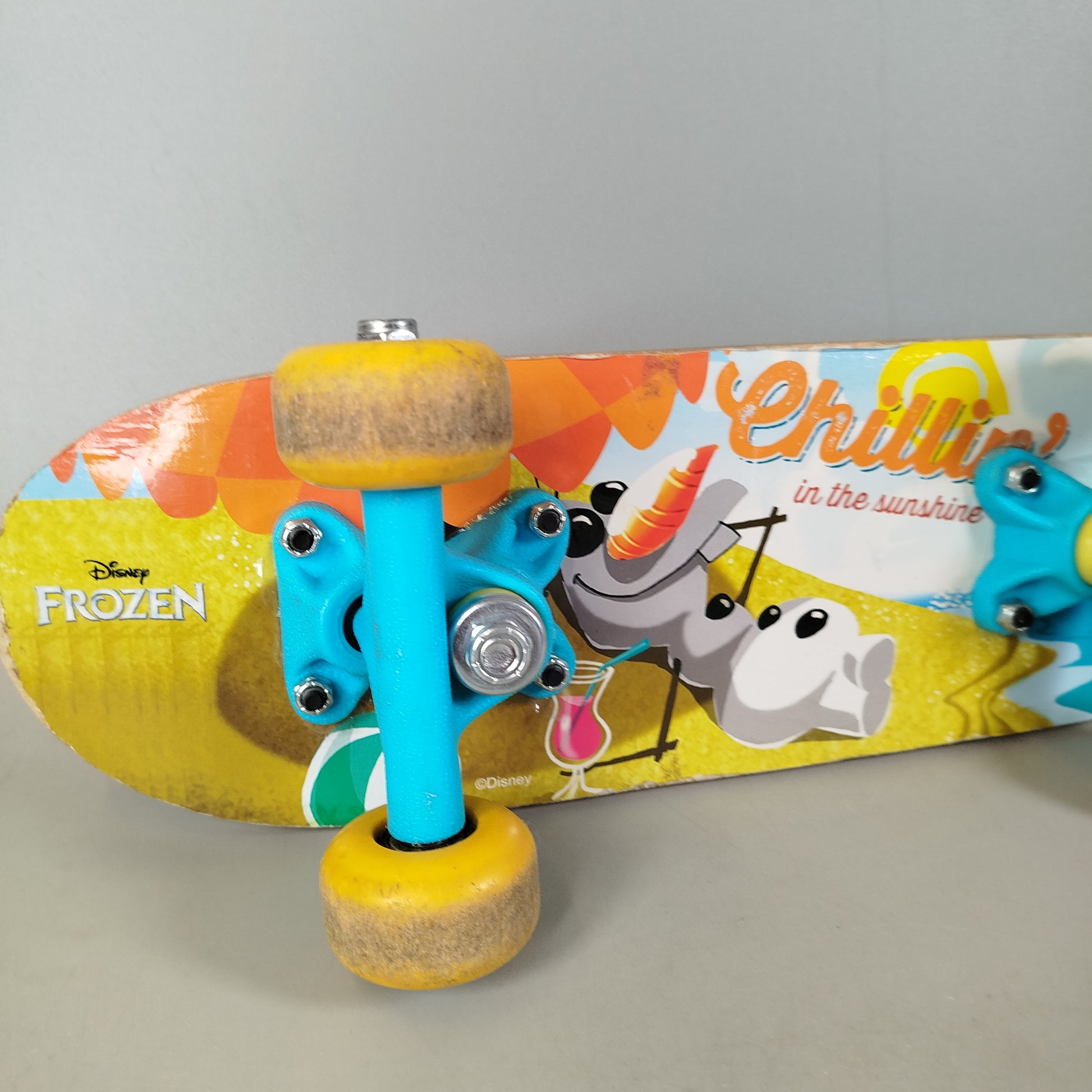 Disney Frozen ❄️💙 Skateboard, gebraucht, ab 6 7 8 Jahre | ✅ geprüft 