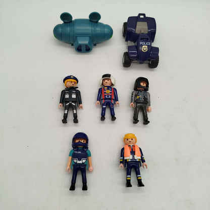 Playmobil Bundle Polizei Set von 9 Figuren & Fahrzeuge