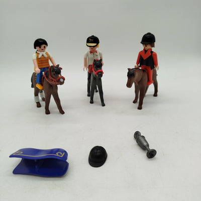 Playmobil Bundle Reiten 3x Reiter & Pferde mit Zubehör