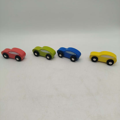 Holz Autotransporter LKW mit 4 Autos