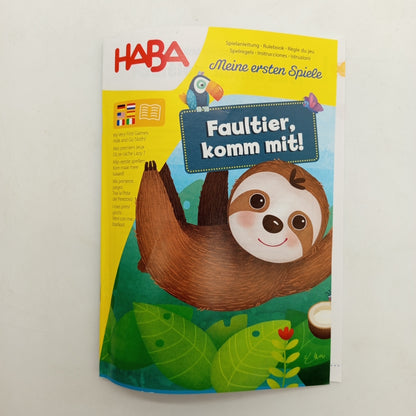 HABA Faultier, komm mit! Brettspiel, gebraucht, ab 3 4 5 Jahre | ✅ geprüft 