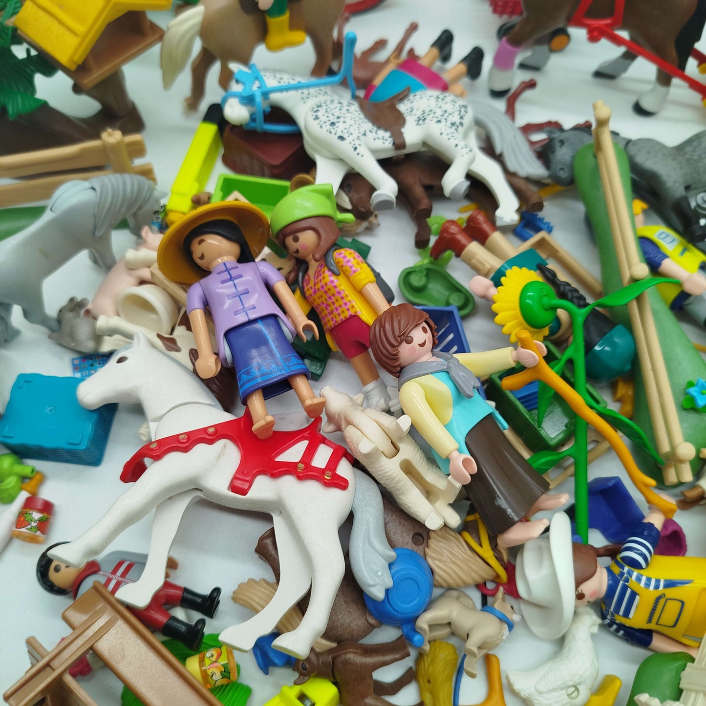 Playmobil Bundle Reiterhof Pferde & Wagen ab 3 4 5 Jahre | ✅ geprüft 