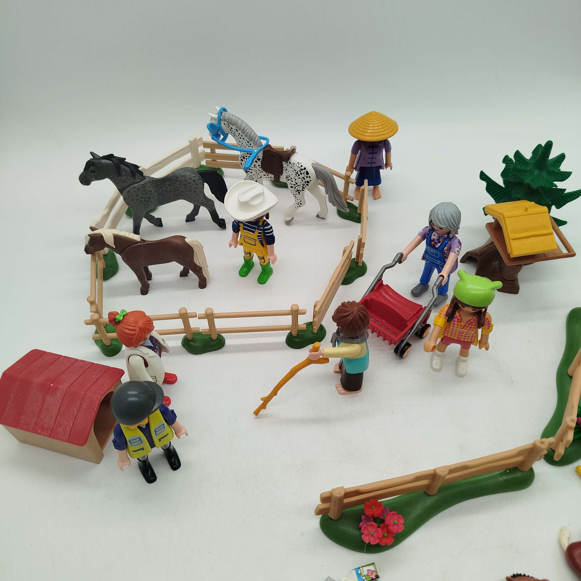 Playmobil Bundle Reiterhof Pferde & Wagen ab 3 4 5 Jahre | ✅ geprüft 