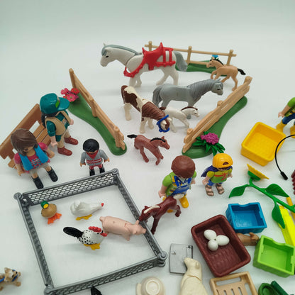 Playmobil Bundle Reiterhof Pferde & Wagen ab 3 4 5 Jahre | ✅ geprüft 