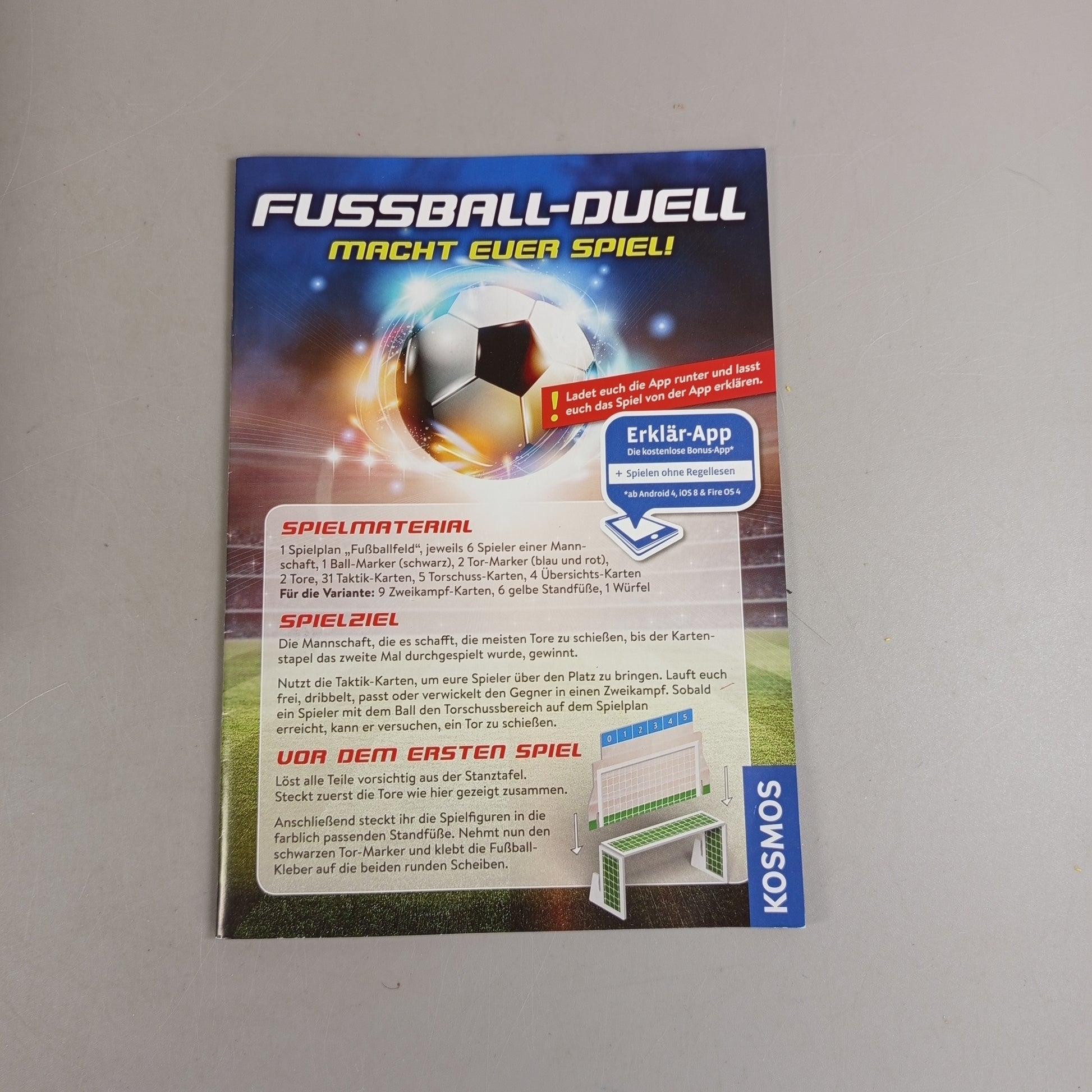 Kosmos Brettspiel Fussball-Duell – Macht euer Spiel!, OVP
