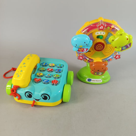 VTech Bundle Babys 2x Riesenrad & Telefon, ab 1 2 3 Jahre | ✅ geprüft 