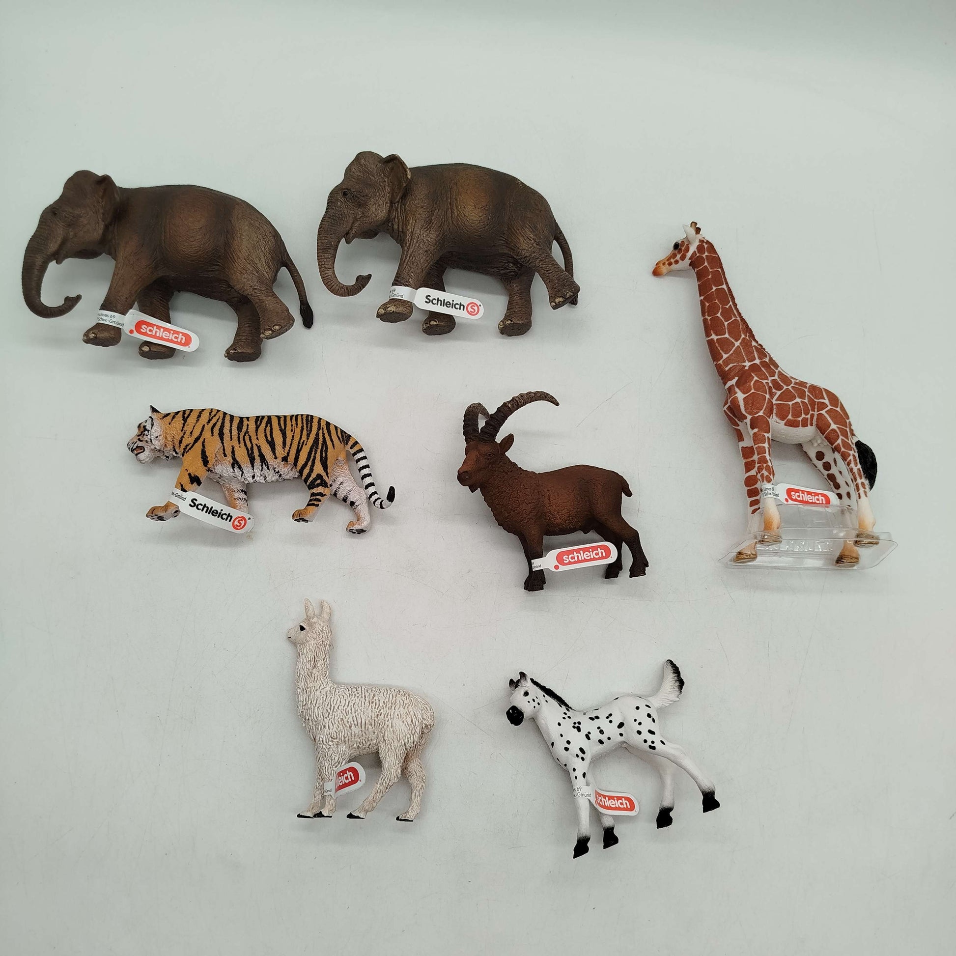 Schleich Bundle Tiere 7 Tierfiguren, sehr gut, ab 3 4 5 Jahre | ✅ geprüft 