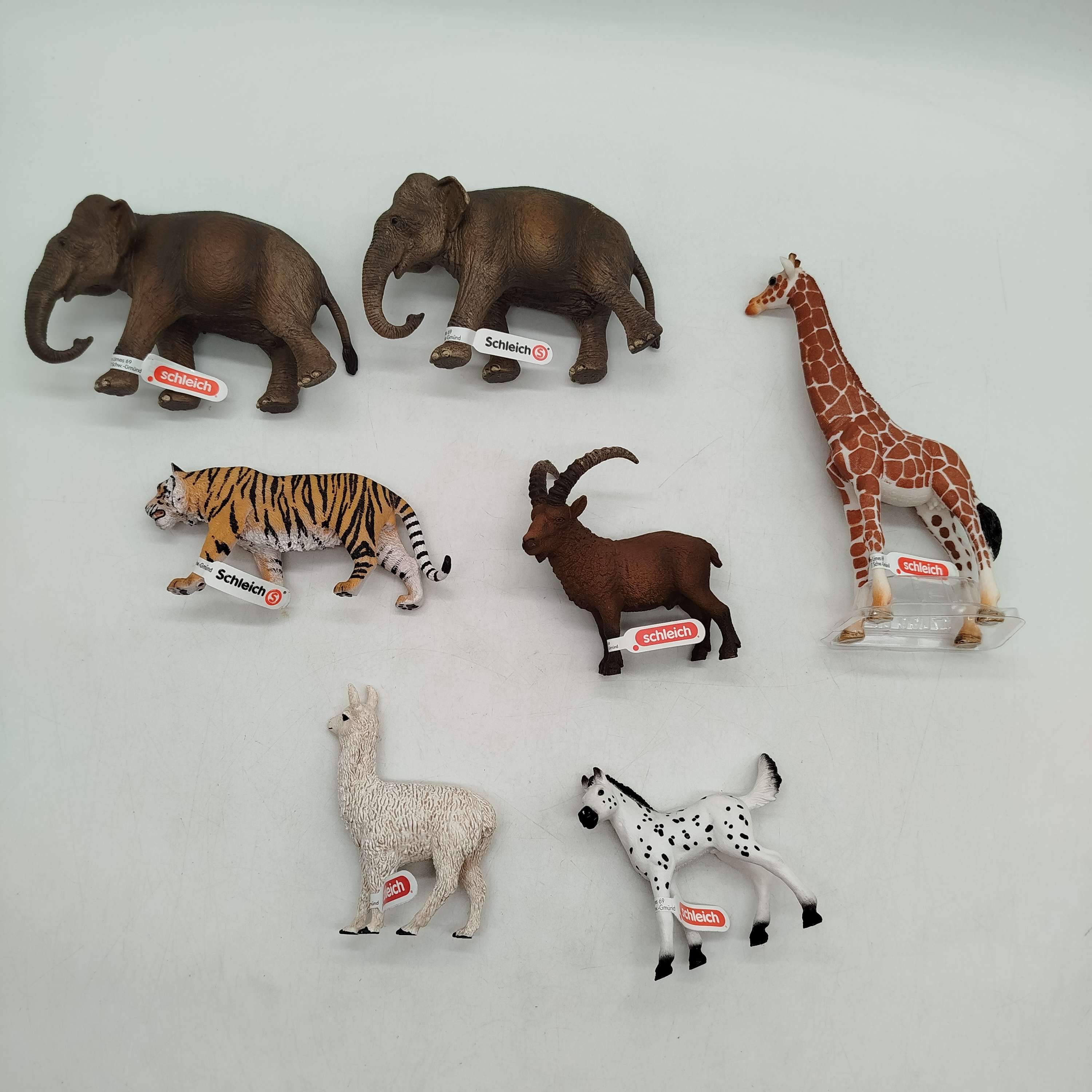 Schleich Bundle Tiere 7 Tierfiguren, sehr gut, ab 3 4 5 Jahre | ✅ geprüft 