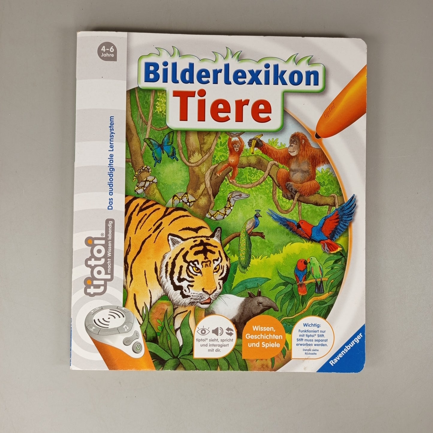 Ravensburger Tiptoi Lernbuch-Set – Tiere & Dinosaurier, Set von 2 Büchern