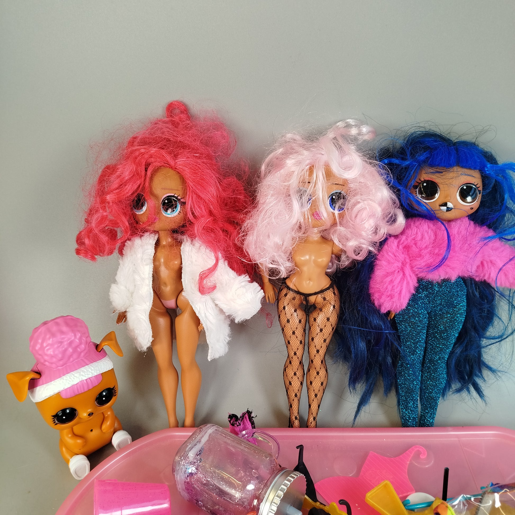 L.O.L. Surprise! Bundle O.M.G. 3 Puppen, gebraucht, ab 3 4 5 Jahre | ✅ geprüft 