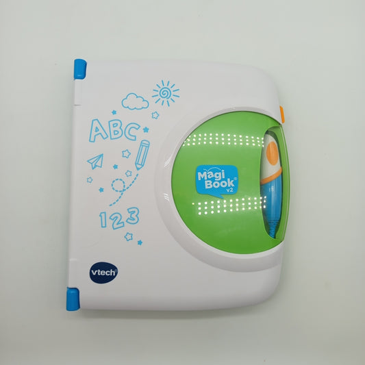 VTech MagiBook v2 Lernsystem Set mit Buch Die Superheldenschule