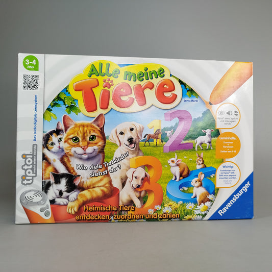 Ravensburger tiptoi Lernspiel – Alle meine Tiere, OVP