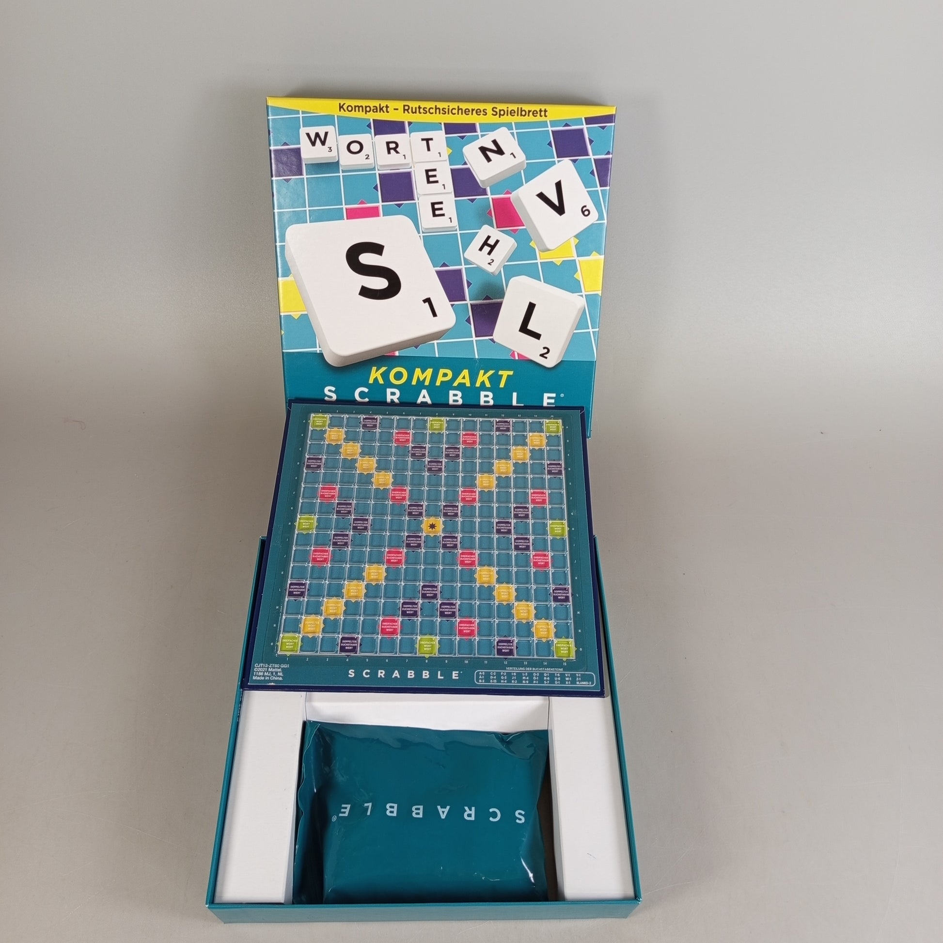 Scrabble Kompakt Brettspiel – Wortspiel Klassik, OVP