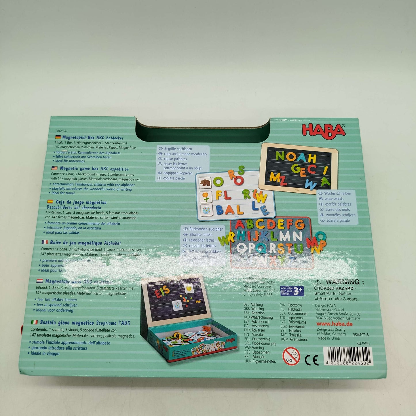 HABA ABC-Entdecker 302590 Magnetspiel, gebraucht, ab 3 4 5 Jahre | ✅ geprüft 