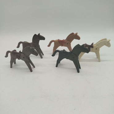 Playmobil Bundle 5x Pferde Sätteln, gebraucht, ab 3 4 5 Jahre | ✅ geprüft 