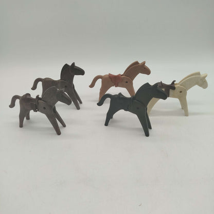 Playmobil Bundle 5x Pferde Sätteln, gebraucht, ab 3 4 5 Jahre | ✅ geprüft 