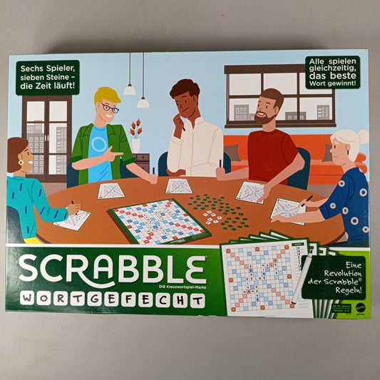 Mattel Games Scrabble Wortgefecht GTJ27 Brettspiel
