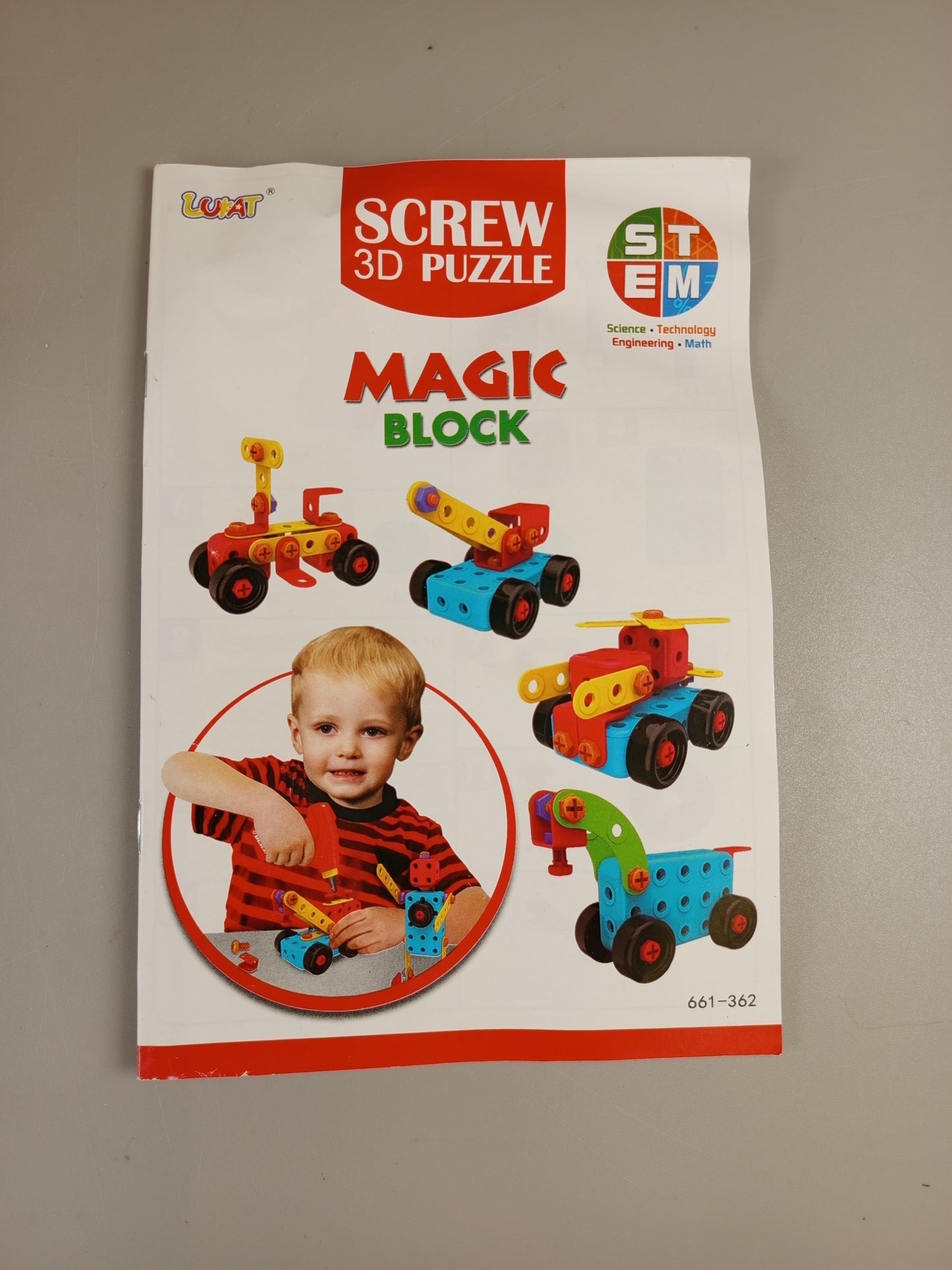 Lukat Konstruktionsspielzeug - 3D Schraubspiel