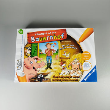 Ravensburger tiptoi Brettspiel-Set: Bauernhof & Fahrzeuge, ab 3 Jahre