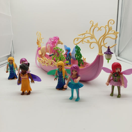 Playmobil Schiff der Feenkönigin 5445, Feenfiguren & Einhorn