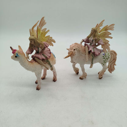 Schleich Bundle Bayala Set von 4 Feen Einhorn Lama, ab 3 4 5 Jahre | ✅ geprüft 