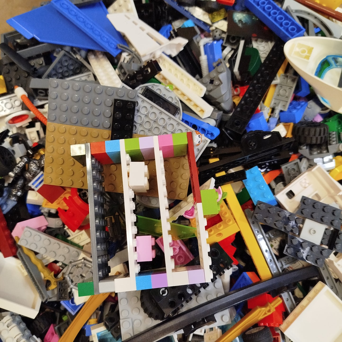 Konvolut LEGO St. ca. 4,3 kg gebraucht & gewaschen, ab 6 7 8 Jahre | ✅ geprüft 