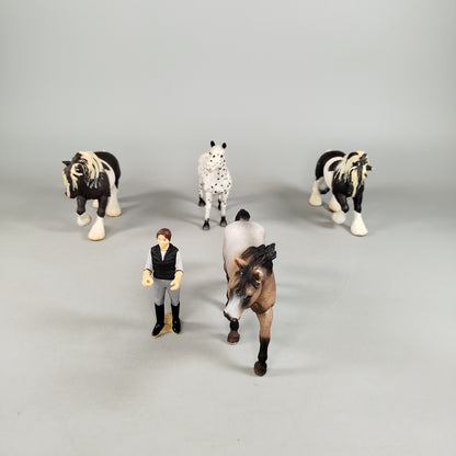 Bundle Schleich x5 Figuren Set, Neuwertig