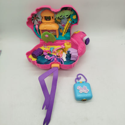 Polly Pocket Flamingo Party Spielset, gebraucht, ab 3 4 5 Jahre | ✅ geprüft 