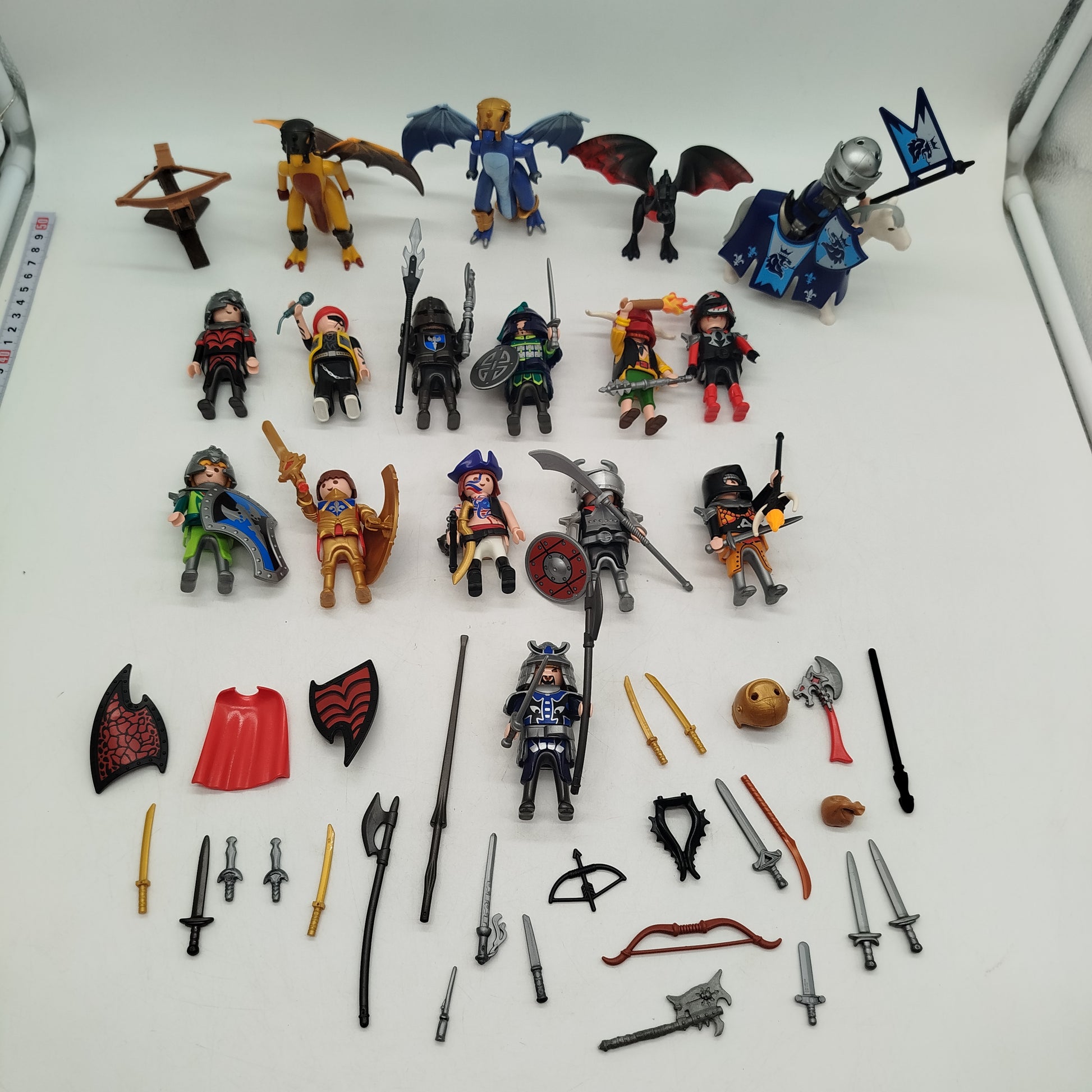 Playmobil Bundle Ritter&Drachen Set von 20 Figuren ab 6 7 8 Jahre | ✅ geprüft 