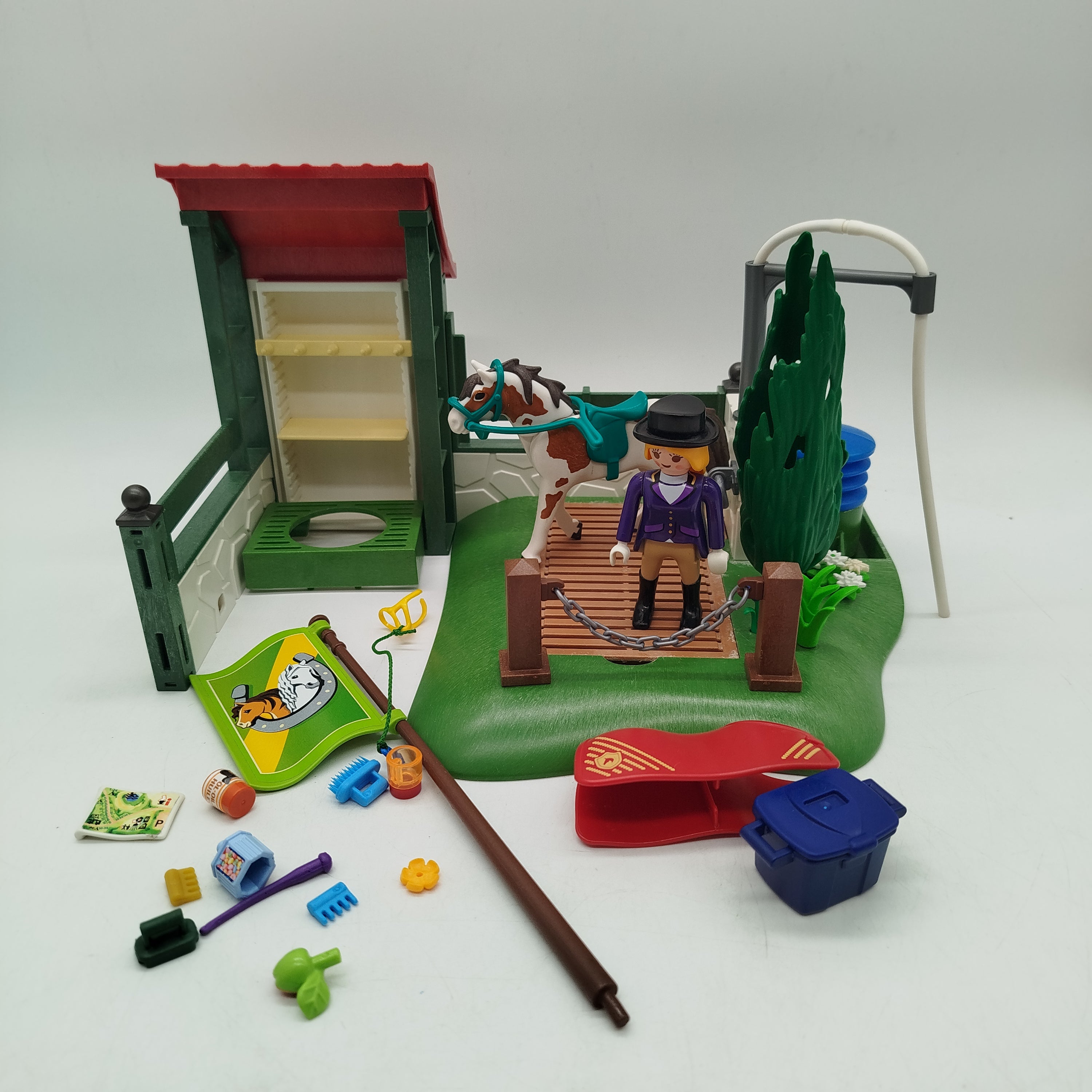 Playmobil Pferdepflegestation 6929, gebraucht, ab 6 7 8 Jahre | ✅ geprüft 