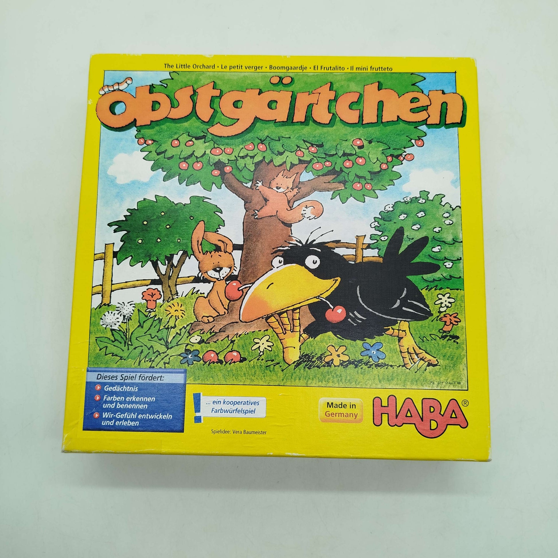 HABA Obstgärtchen 4460 Brettspiel 🧩✨, gebraucht, ab 3 4 5 Jahre | ✅ geprüft 