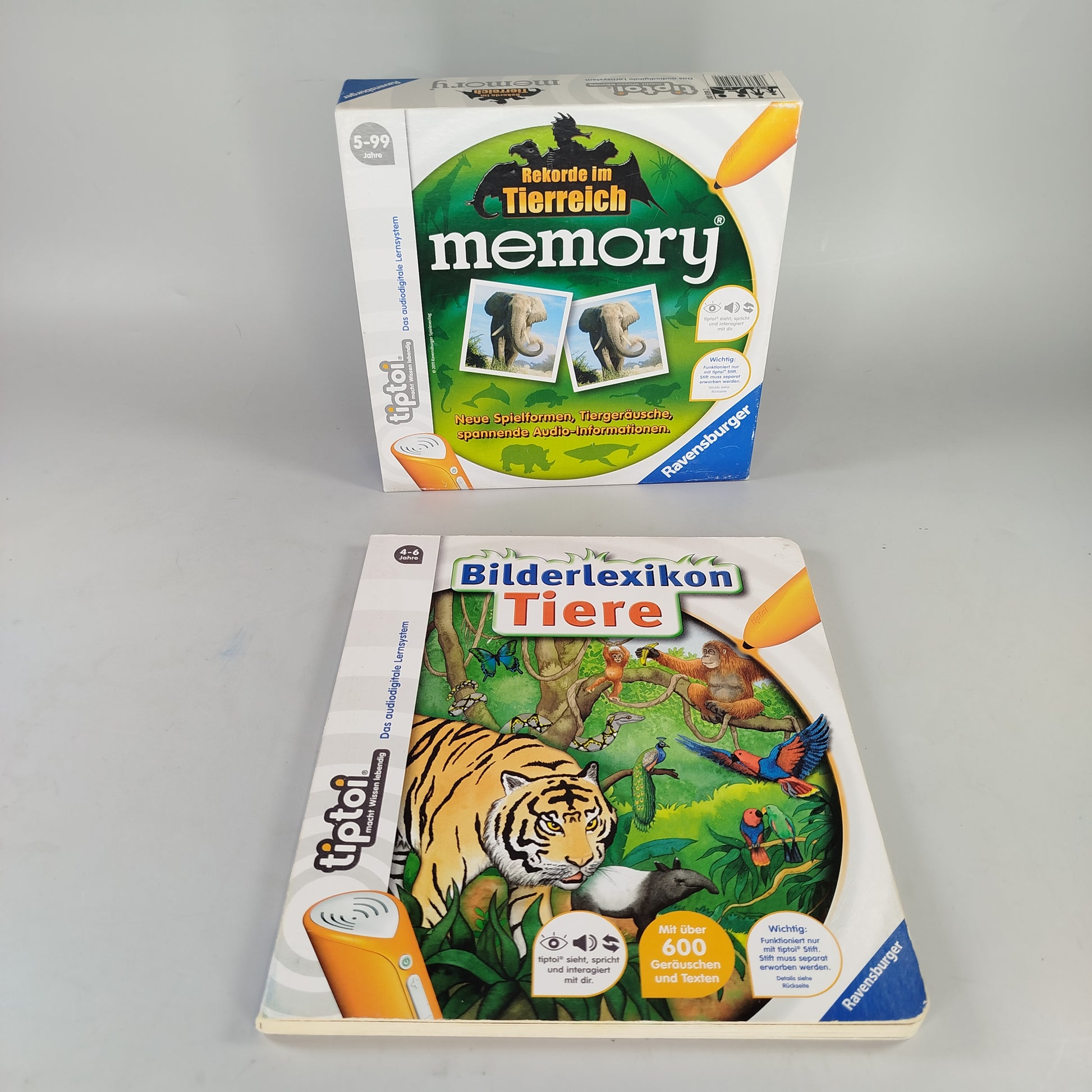 Ravensburger Tiptoi Set: "Rekorde im Tierreich" & "Bilderlexikon Tiere"