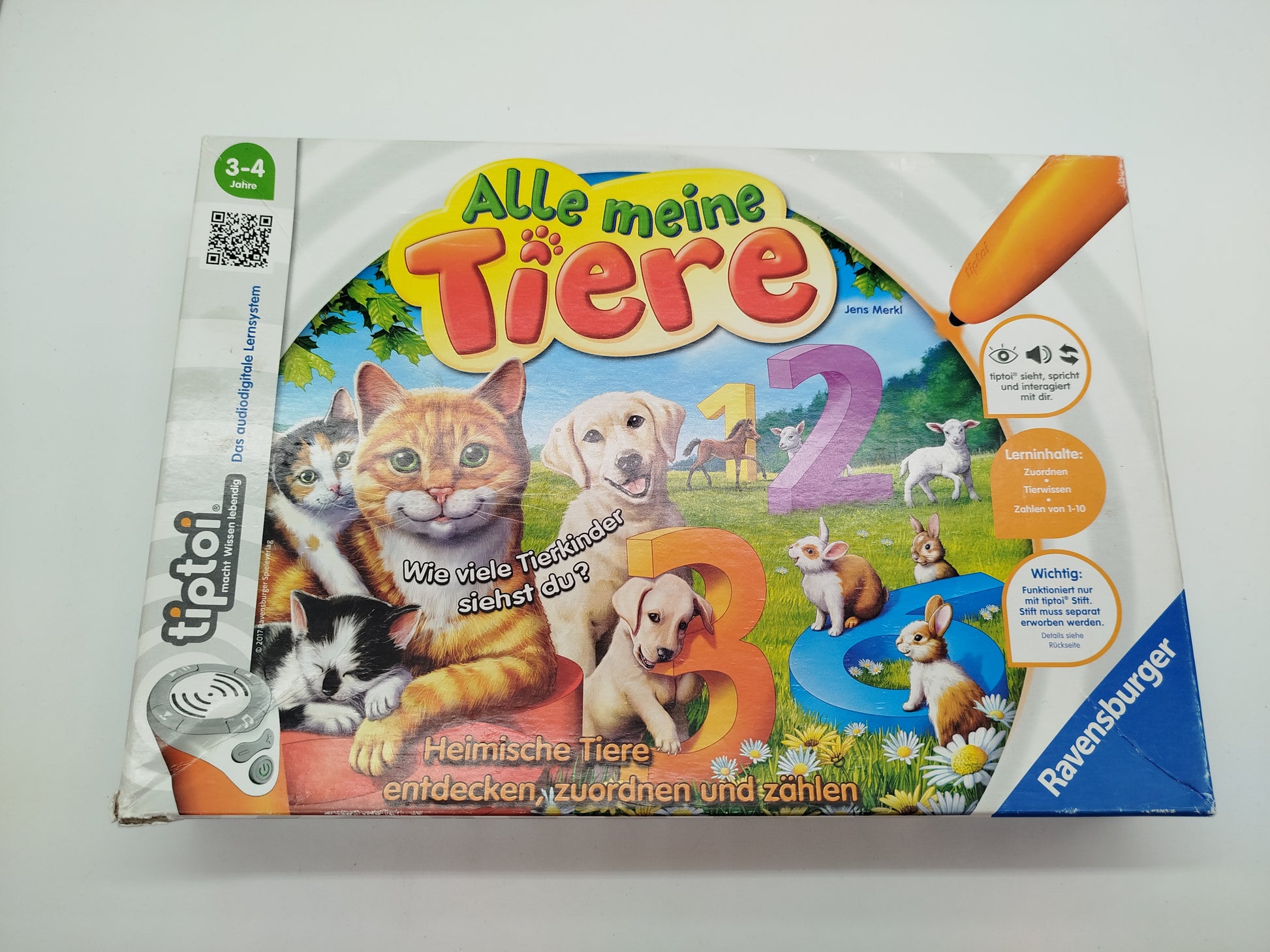 Ravensburger tiptoi Lernspiel Alle Meine Tiere, Brettspiel, wie neu