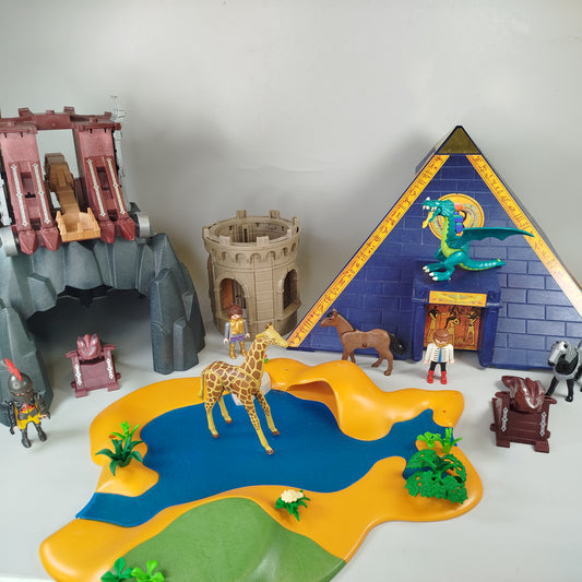 Playmobil Konvolut 8,5 kg – Ritter, Ägypten & Abenteuer Sets
