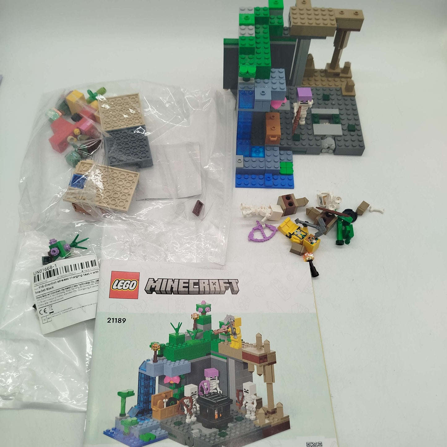 LEGO Minecraft 21189 Skelettverlies Set, gebraucht, ab 6 7 8 Jahre | ✅ geprüft 