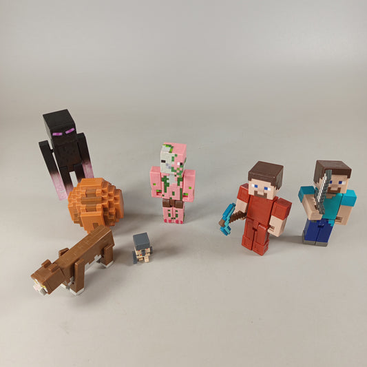 Mattel Bundle Minecraft Figuren