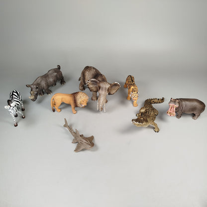 Schleich Zoo Tierfiguren Set von 8, sehr gut erhalten